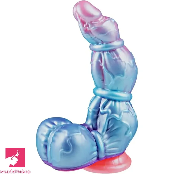 10.6in Huge Monster Knot Thick Silicone Fantasy Soft Dildo Suction Cup Toy