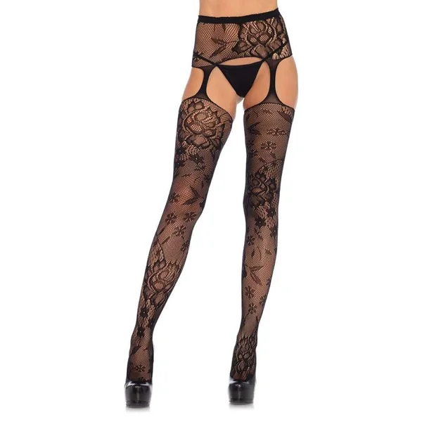 1082 Floral Lace Stocking