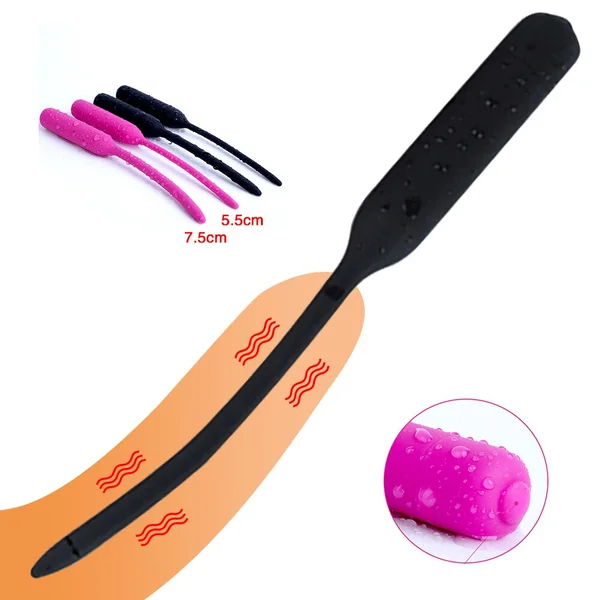 10 Vibrating Speeds Urethral Sounding Vibrator Penis Plug Sex Toy