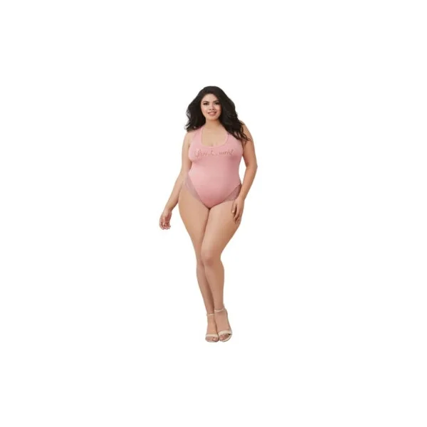11830X 2X Pink Bridemaid Bodysuit