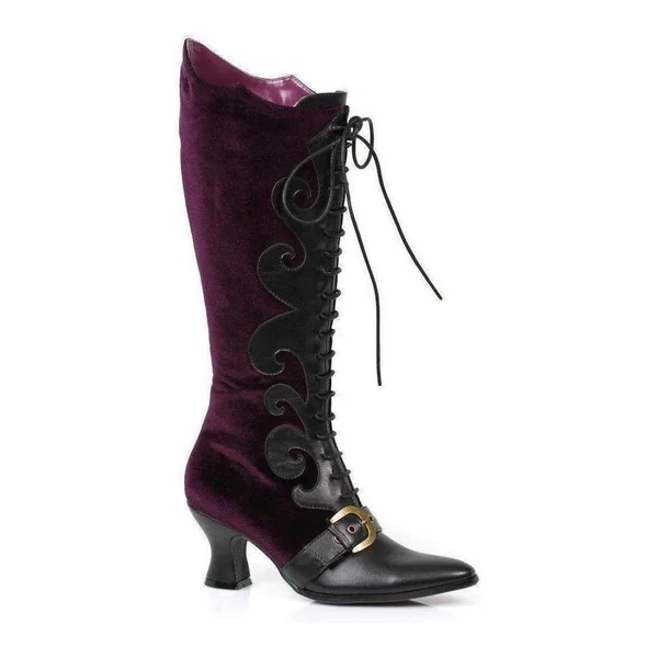 253-FAIN Costume Boot | Purple Velvet