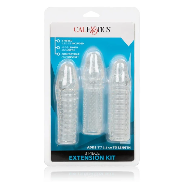 3 Piece Extension Kit Textured - Clear
