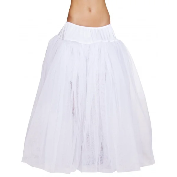 4554 - Full Length White Petticoat