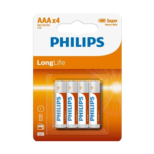 4 Pack AAA Size Batteries
