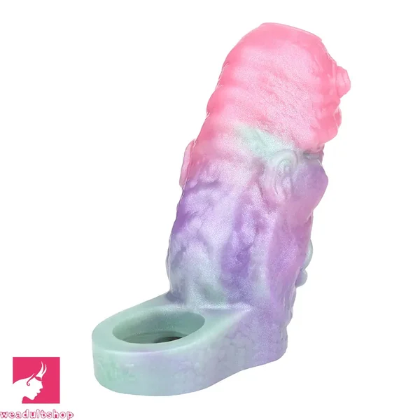 5.03in Velvet Pulse SHAZ-3019 Fantasy Hollow Dildo Sleeve Cock Extension