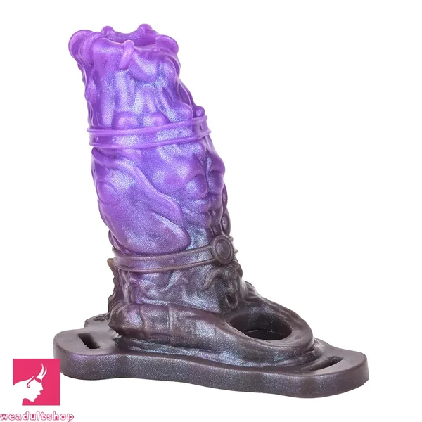 5.07in Dragon Beast Creature Fantasy Hollow Silicone Cock Dildo Sleeve