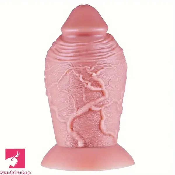 6.5in 7in Realistic Silicone Soft Thick Fat Massage Dildo With Real Veins