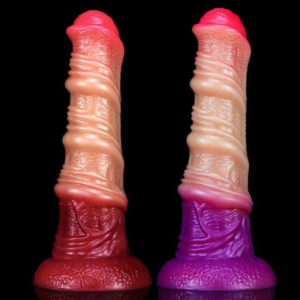 8.66in Big Long Thick 3D Printed Animal Horse Dildo