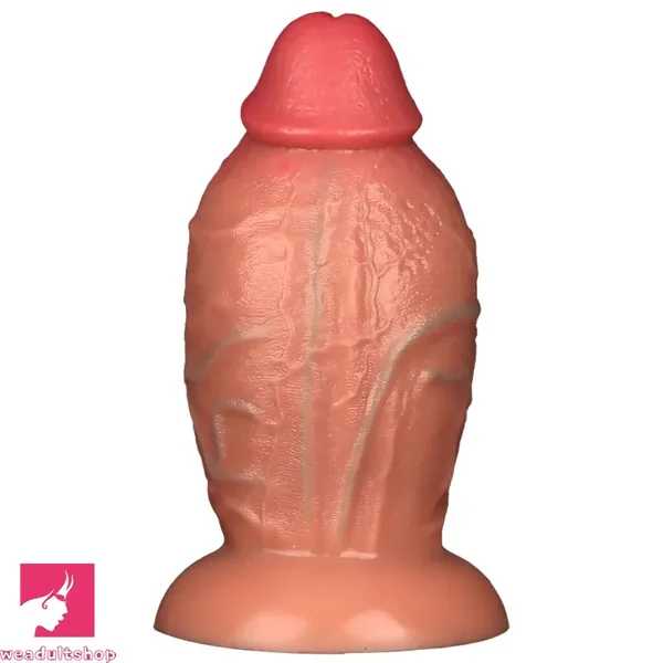 8.85in Liquid Silicone Dual Hardness Super Large Thick Cock Flexible Dildo