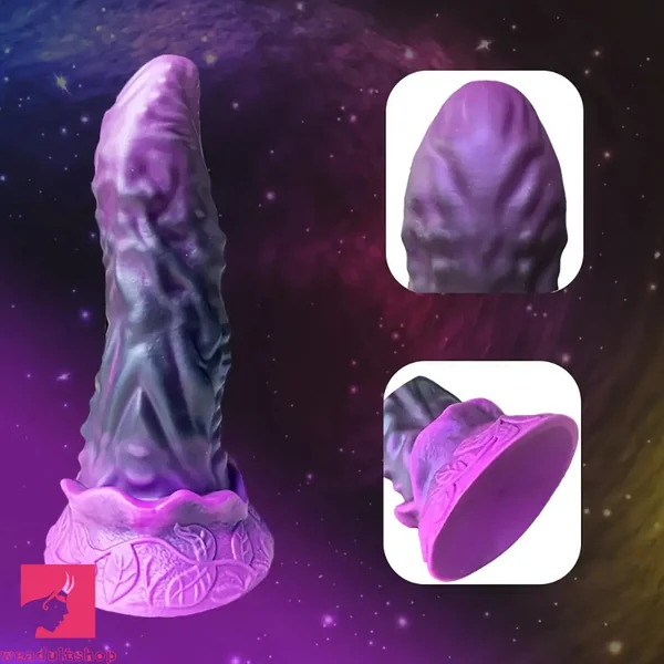 9.44in Large Soft Silicone G-Spot Massager Unisex Adult Self-Play Dildo