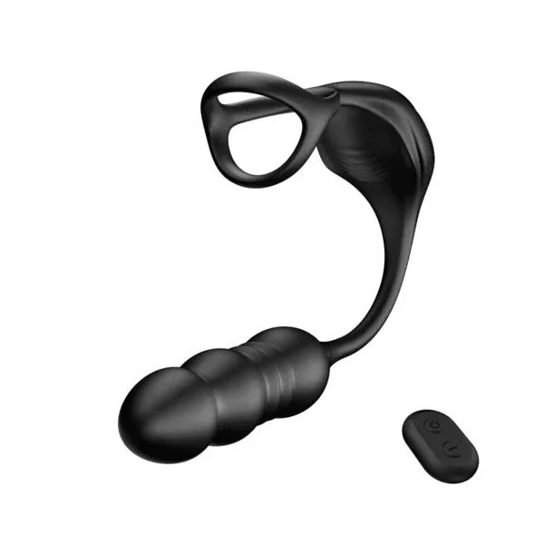 Acmejoy – 9 Thrusting & Vibrating Wearable Prostate Massager with Cock ring