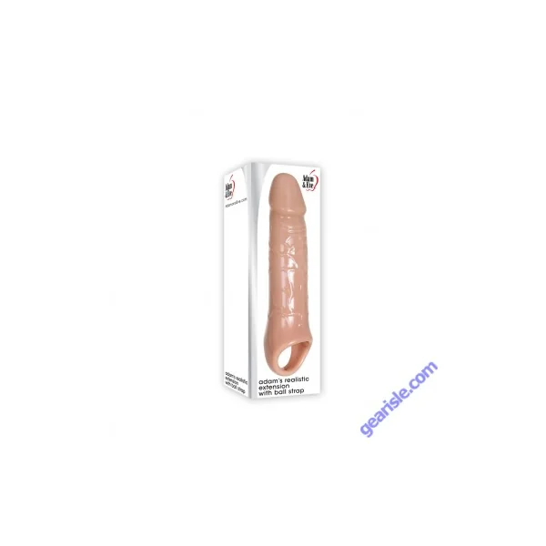 Adam and Eve Adam's Realistic Extension With Ball Strap
