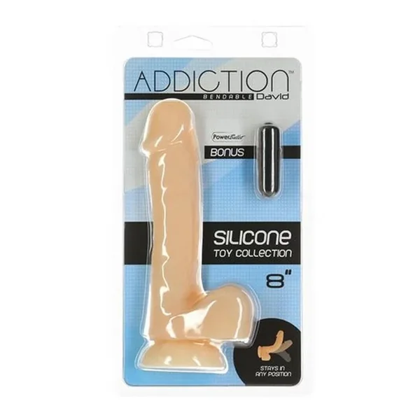Addiction Bendable David Silicone Dildo