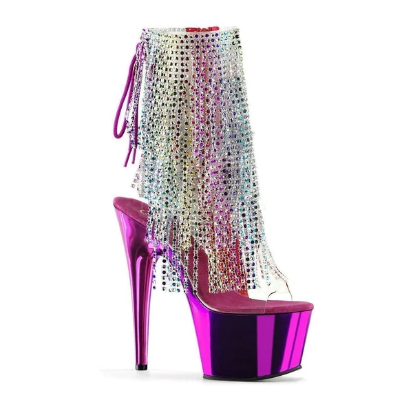 ADORE-1017RSF Platform Boot | Clear Vinyl