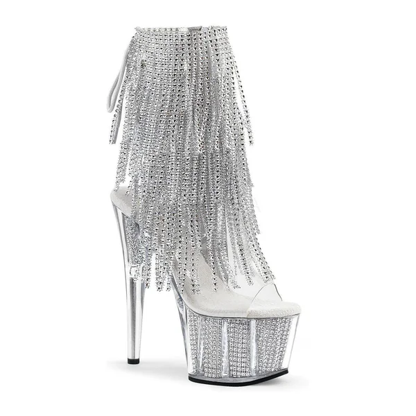 ADORE-1017SRS Platform Boot | Clear Vinyl