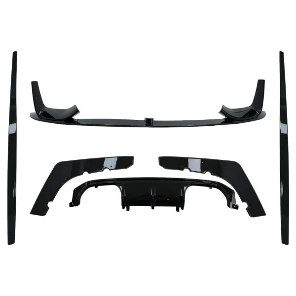 Aero Body Kit Lip Spoiler & Διαχύτης για BMW F80 M3 Sedan F82 M4 Coupe (2014-2019) M Sport Design Piano Black