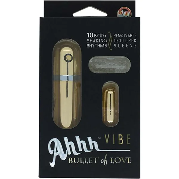 Ahh Vibe - Bullet Of Love VIbrator - Gold/Lav/Pink/Red/Silver/Teal/White