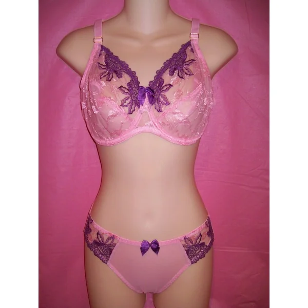 Alegro Lingerie ‘Vanity Jass’ Underwire Full Coverage Bra and Hipster Set