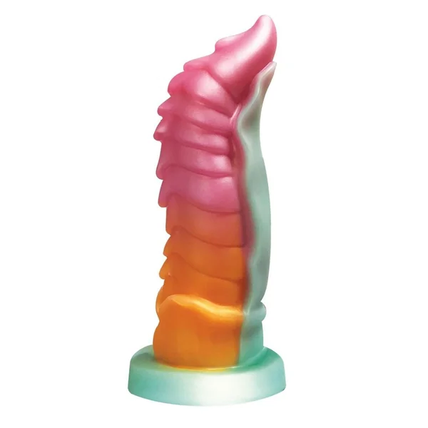 Alien Nation Neptune Silicone Dildo – Orange/Magenta