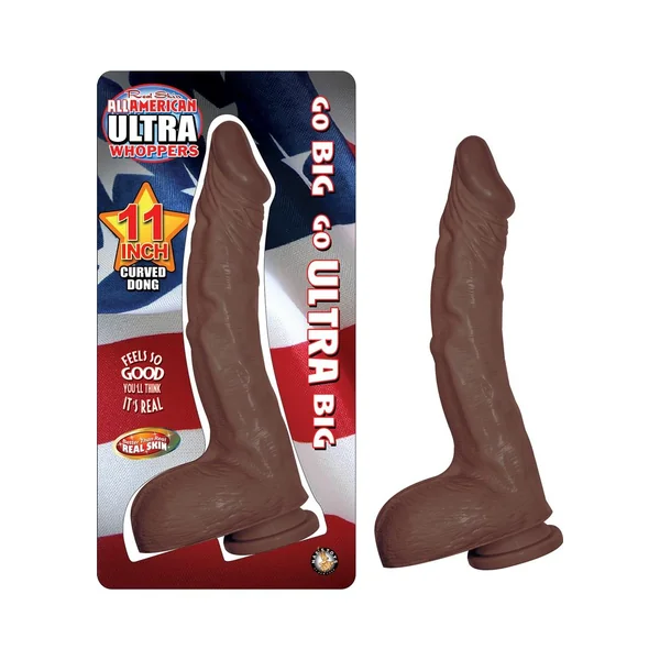 All American Ultra Whoppers Curved Dildo