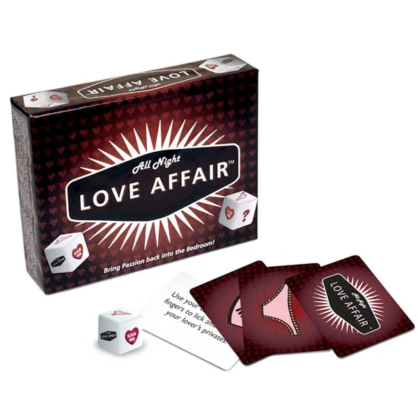 All Night Love Affair - Adult Card Game for Couples Fun