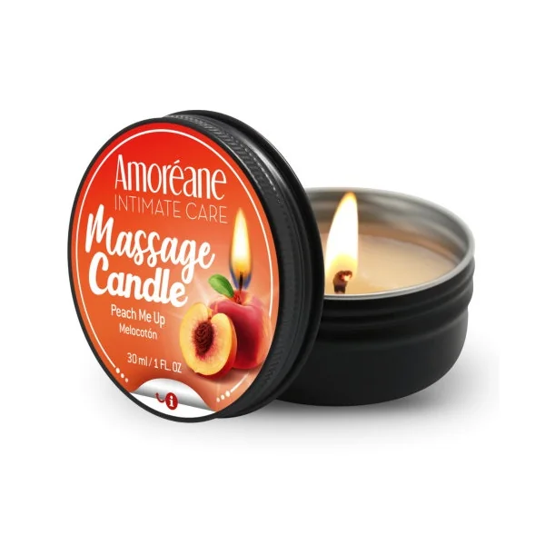 Amoreane Peach Me Up Massage Candle