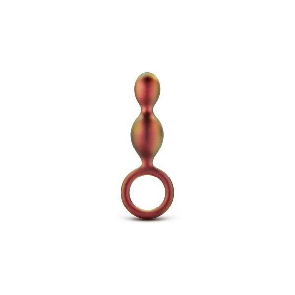 Anal Adventures Matrix Silicone Duo Loop Plug, Copper