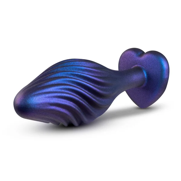 Anal Adventures Swirling Bling Plug Sapphire Anal Toy