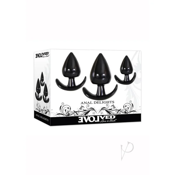 Anal Delights Anal Training Kit - Black