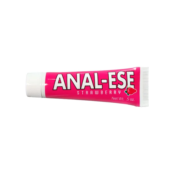 Anal Ese Flavored Desentizing Lubricant Strawberry 0.5 Ounce