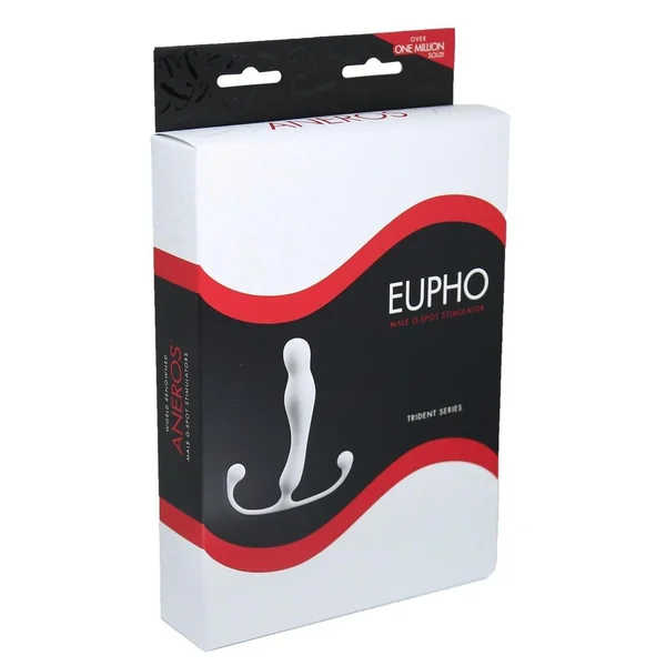 Aneros Eupho Male G Spot Stimulator Trident Series White