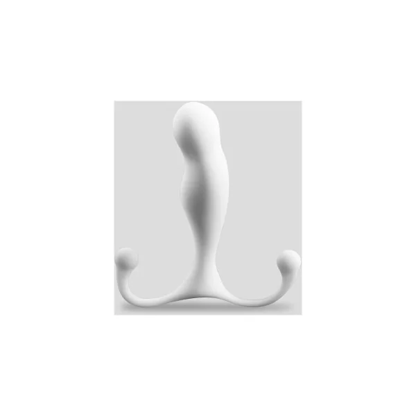 Aneros Maximus Trident Series Manual Prostate Stimulator, 3.6 Inch Insertable, 0.98 Inch Max Width, White
