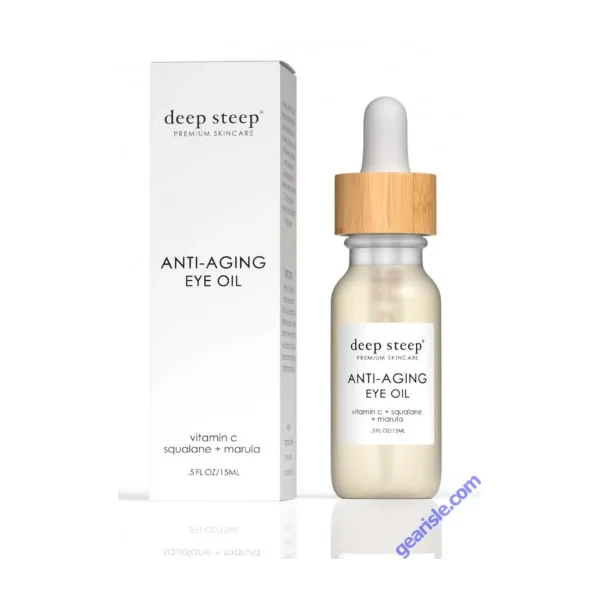 Anti Aging Eye Oil 0.5 Oz Fragrance Free Skin Care Deep Steep