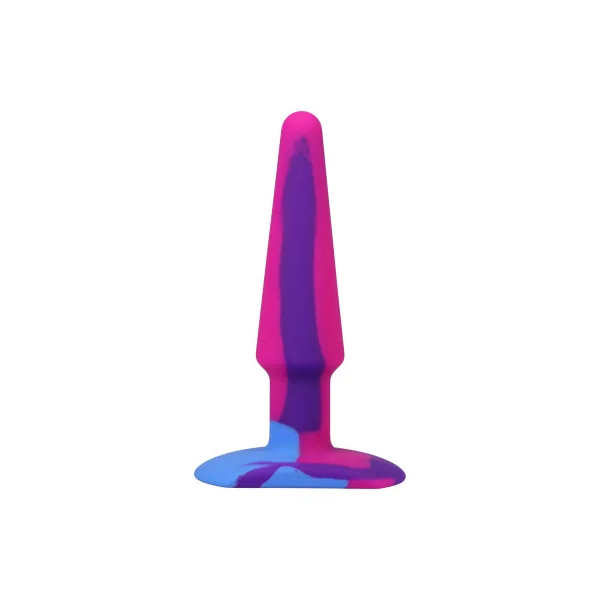 A-Play Groovy 5 Inch Silicone Anal Plug, Berry