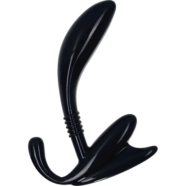 Apollo Curved Prostate Probe Black 4.5 Inch