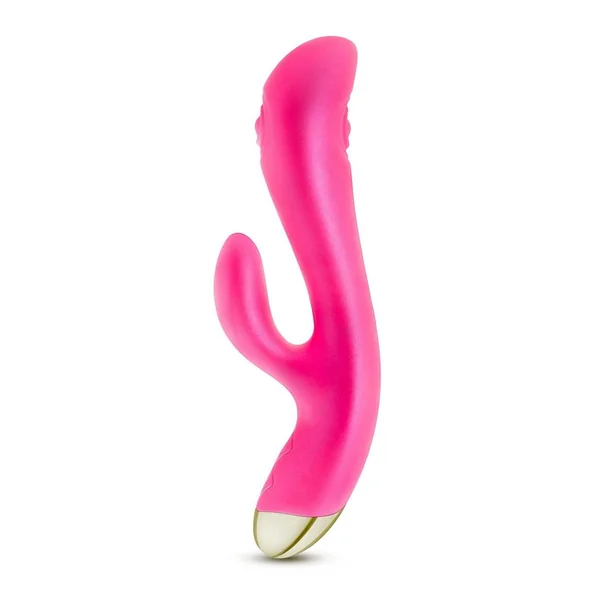 Aria Pleasin` AF Rechargeable Silicone Rabbit Vibrator – Fuchsia