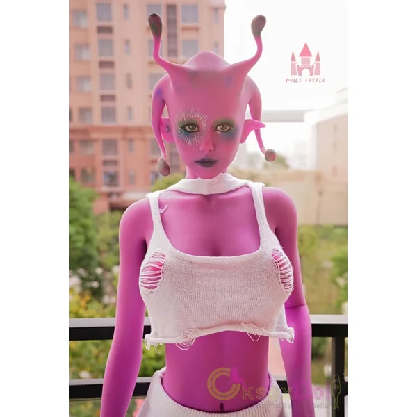 Astraea Purple Skin Fucking A Doll Avatar DollsCastle Doll TPE 170cm/5.58ft Unique Face Curvy Fantasy Real Sex Doll