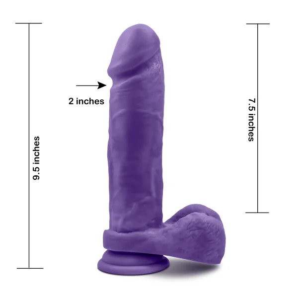 Au Naturel Bold Hero Dual Density Dildo With Suction Cup