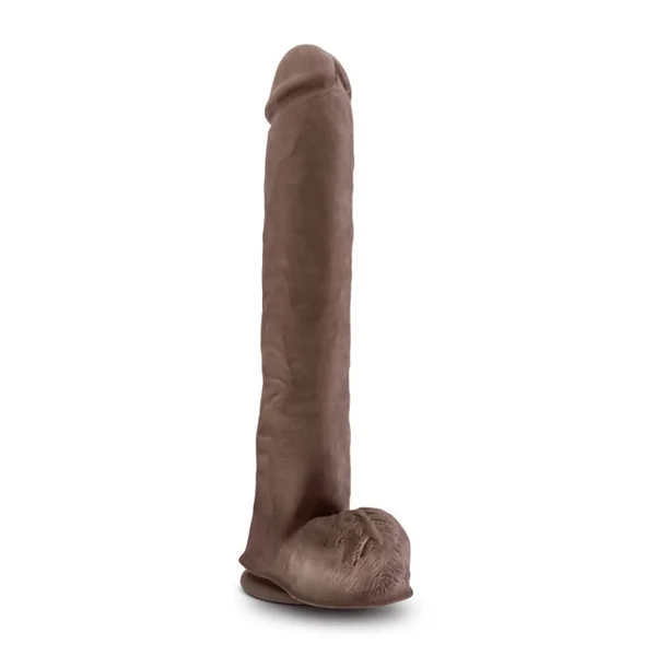 AU NATUREL DADDY 14" DILDO CHOCOLATE