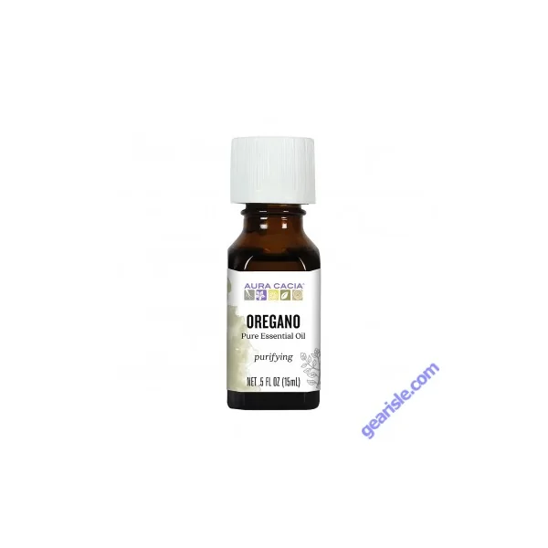 Aura Cacia Oregano Essential Oil Purifying & Potent 0.5 fl oz