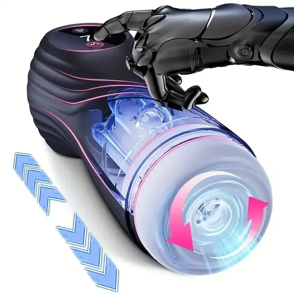 Automatic Sucking Vibrating 7 Modes Exhaust Male Masturbator