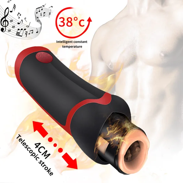 Automatic Thrusting Piston Voice Interaction Masturbator