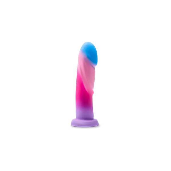 Avant Borealis Dreams Silicone Dildo, 7.25 Inch Insertable, 1.75 Inch Max Width, Cotton Candy