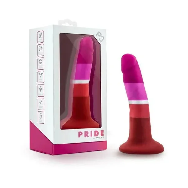 Avant Pride P3 Beauty 5.5 in. Silicone Dildo Blush