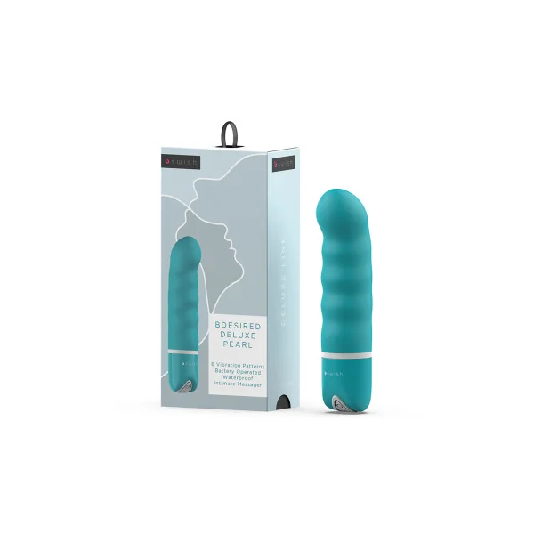 B Swish Bdesired Deluxe Pearl Vibrator, Jade