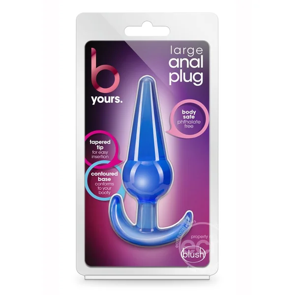 B Yours Butt Plug - Large - Blue
