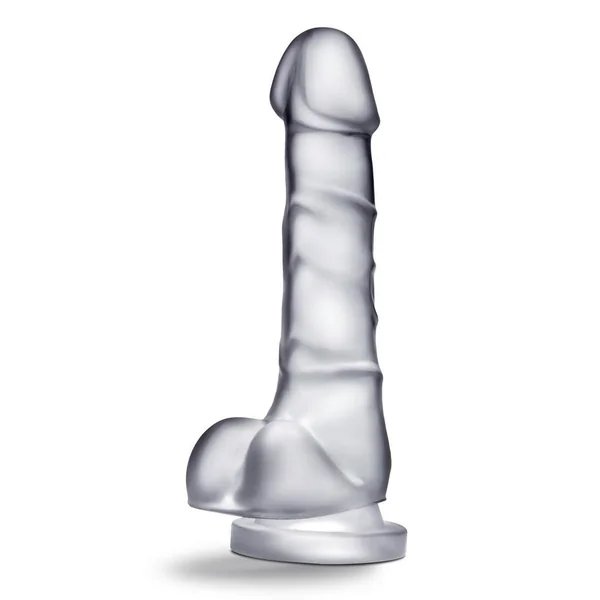 B Yours Diamond Quartz Dildo 7.5in – Clear