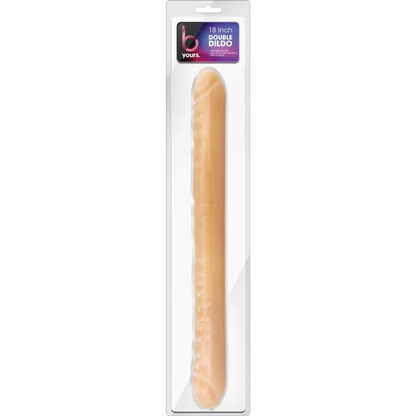 B Yours Double Dildo Beige 18 Inch
