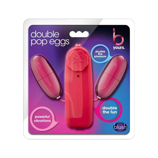 B Yours Double Pop Eggs with Remote Control – Cerise