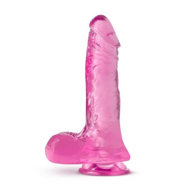 B Yours Plus Ram n` Jam Realistic Dildo with Balls 8in – Pink